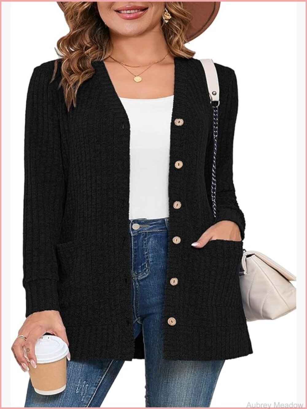 Plus Size Open Front Cardigan Long Sleeve Lightweight Button Down Sweater with